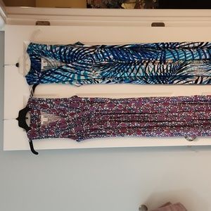 Set of 2 Motherhood Maternity Maxi Dresses